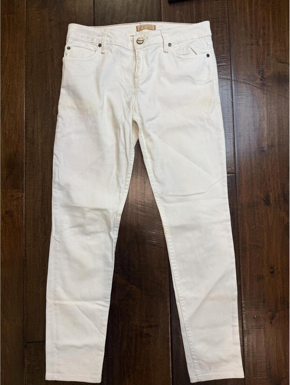Sanctuary Denim White Skinny Jeans Women’s Size 28 Mid Rise Stretch